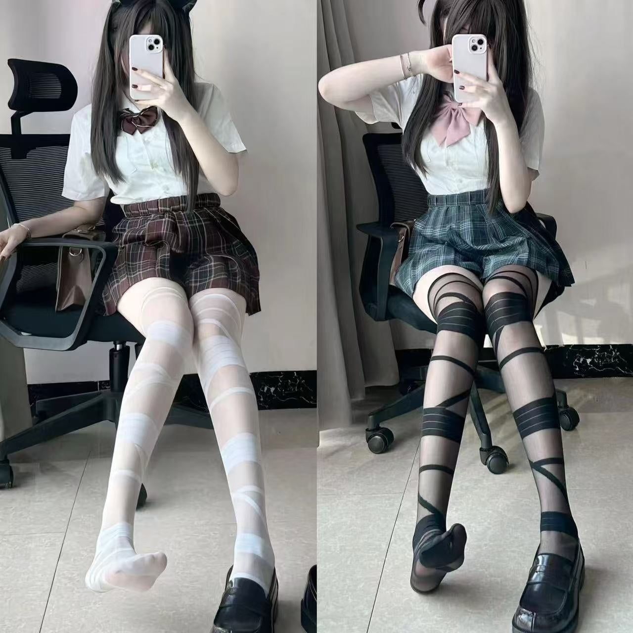 Punk Gothic Fishnet Stockings