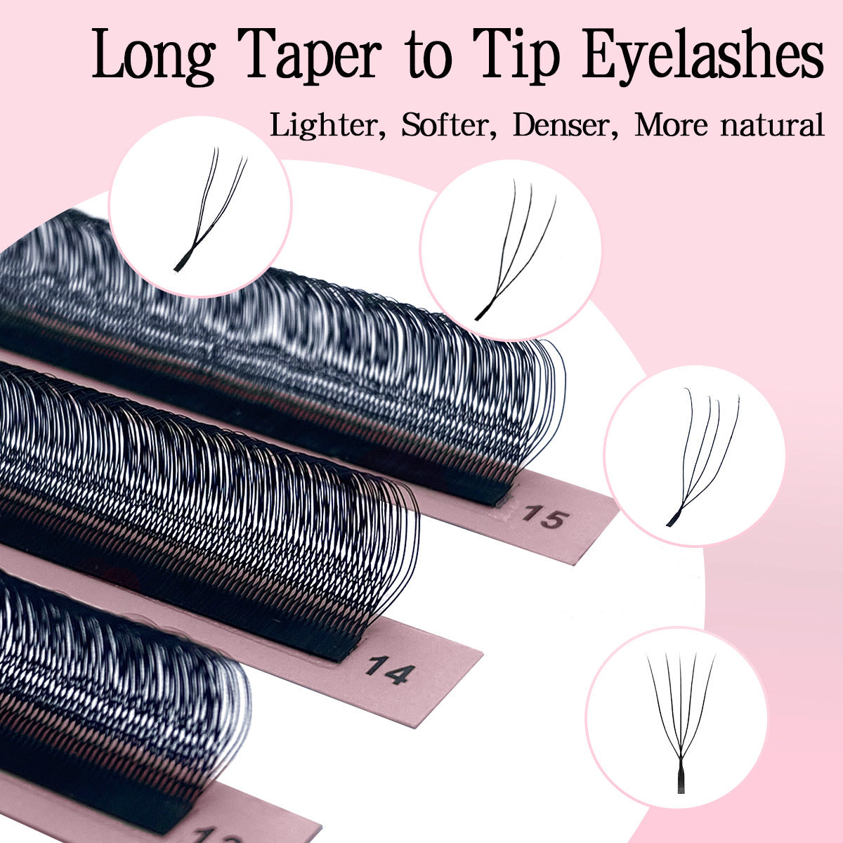 Super soft furry U-shaped eyelashes