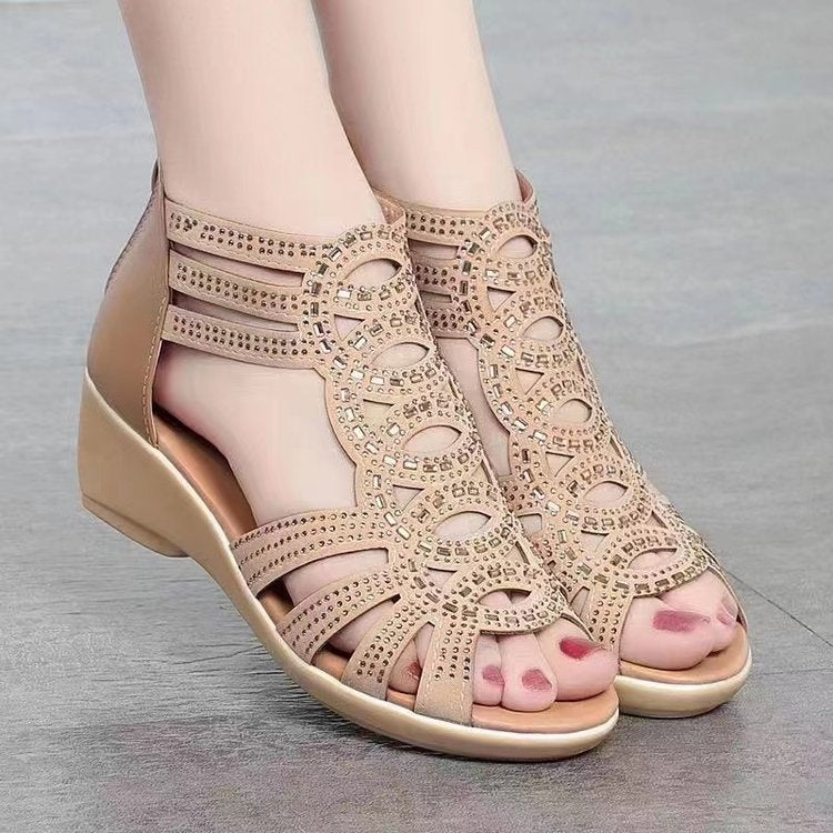 Women Fashion Wedge Heel Breathable