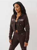 Embroidered Sweatshirt Sports Suit