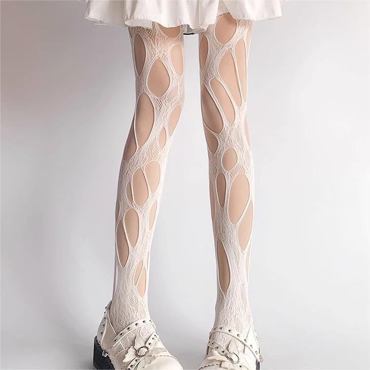 Punk Gothic Fishnet Stockings