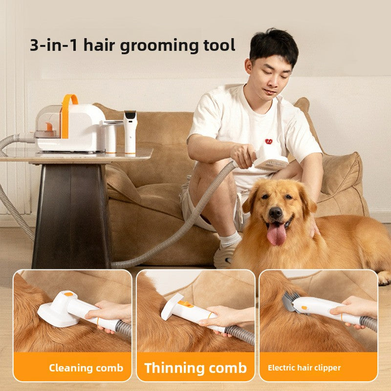 Electric Pet Grooming Vacuum Clipper