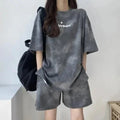 Women's Printed Sport Top and Shorts