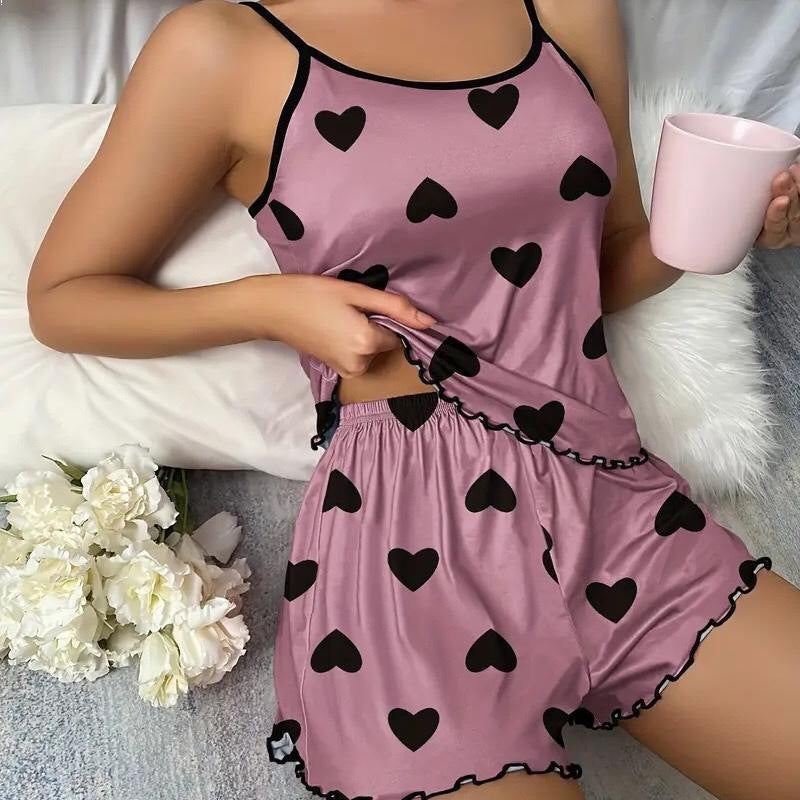 Butterfly print pajamas