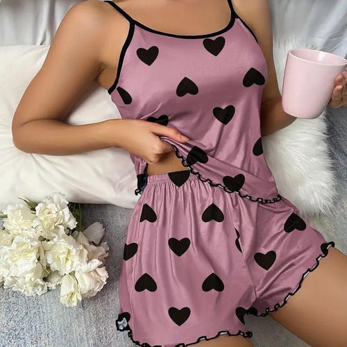 Butterfly print pajamas