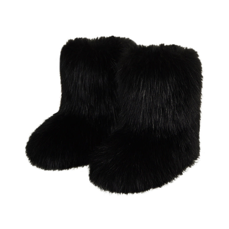 Women's Fur Lined Winter Snow Boots