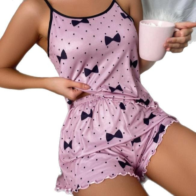 Butterfly print pajamas