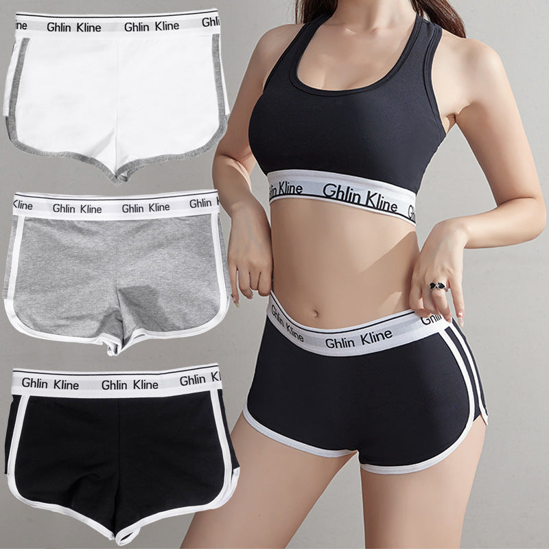 Women's Cotton Boxer Briefs Sports Underwear
