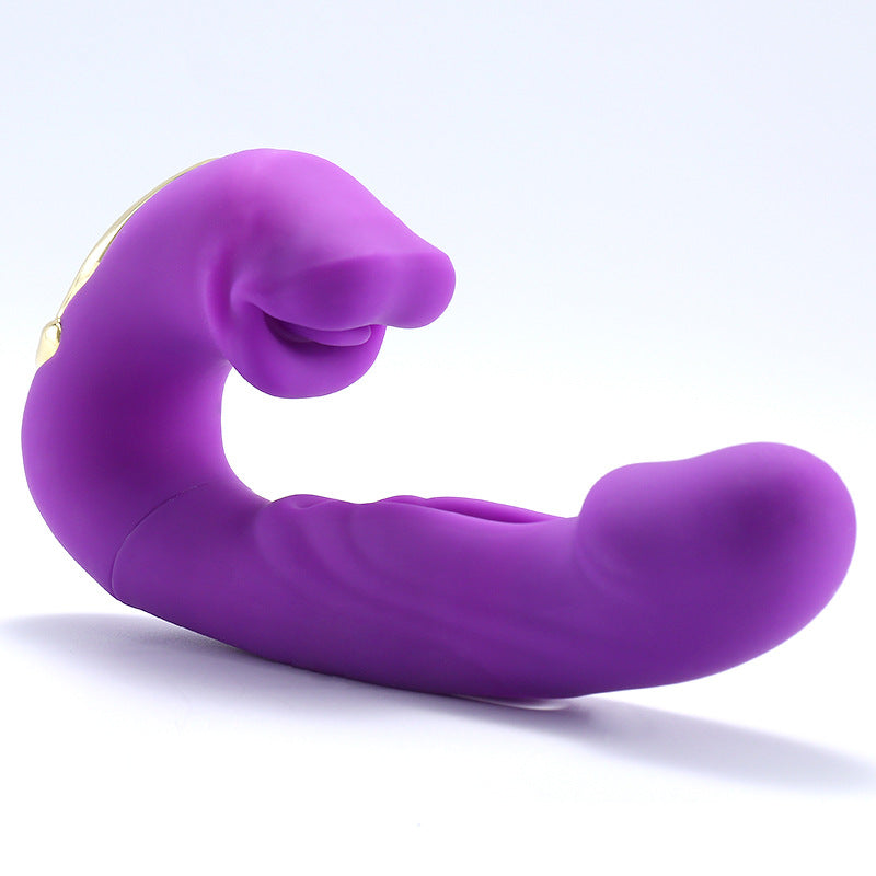 U-Shaped Red Lip Vibrator