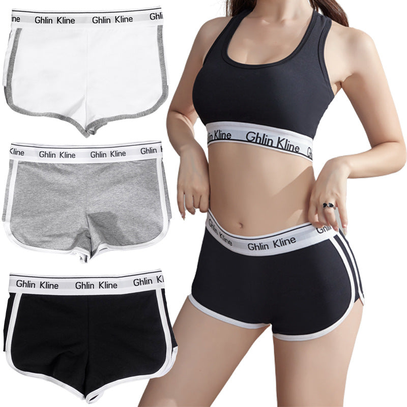 Women's Cotton Boxer Briefs Sports Underwear
