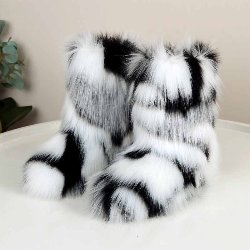 Women's Fur Lined Winter Snow Boots
