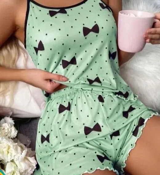Butterfly print pajamas