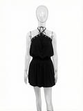 Womens Sleeveless Halter Bodycon Dress