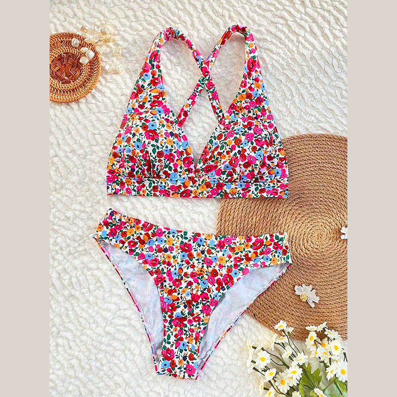 Printed Two-Piece Swimsuit for Women