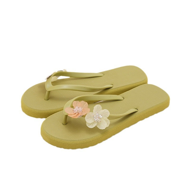 Women's Floral Flip-Flops