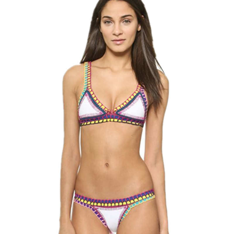 Colorful beach swimwear