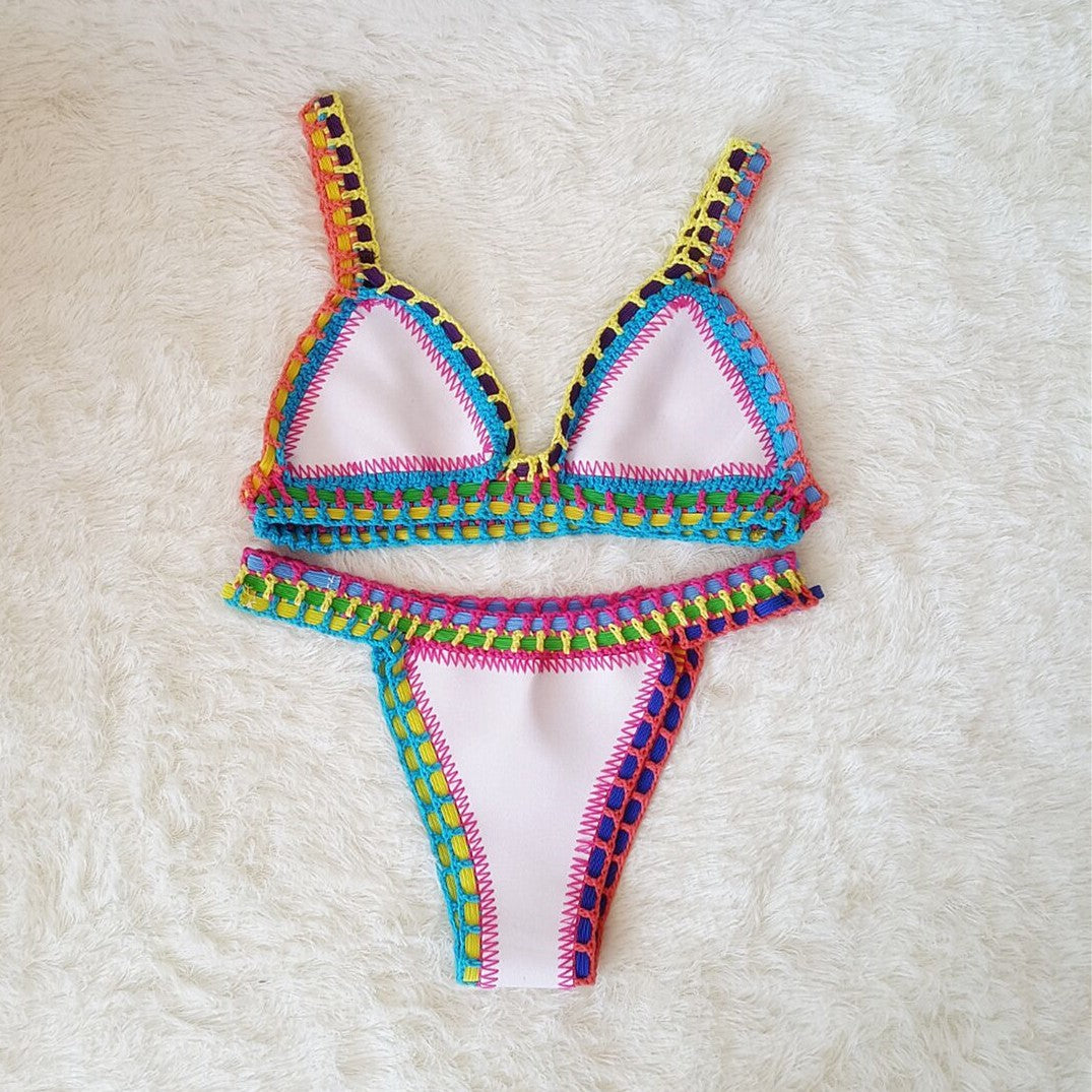 Colorful beach swimwear