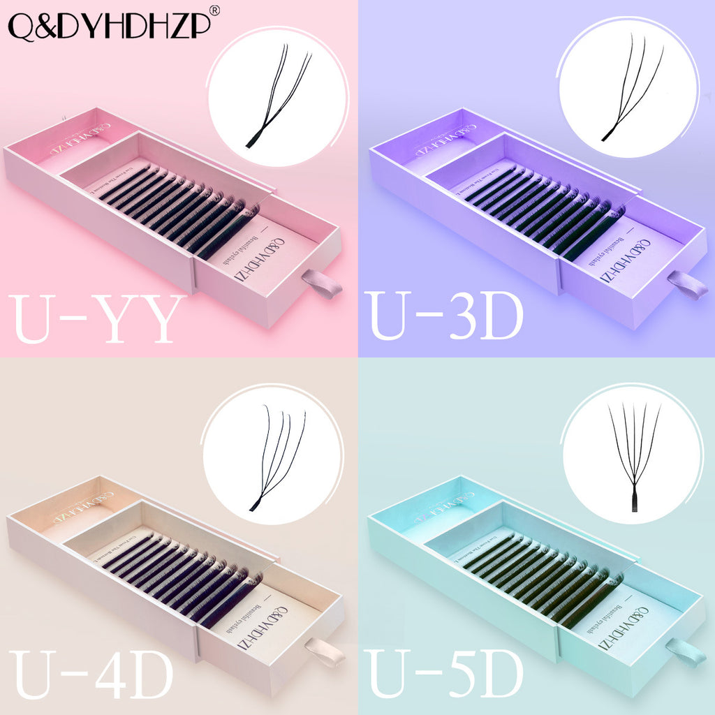 Super soft furry U-shaped eyelashes