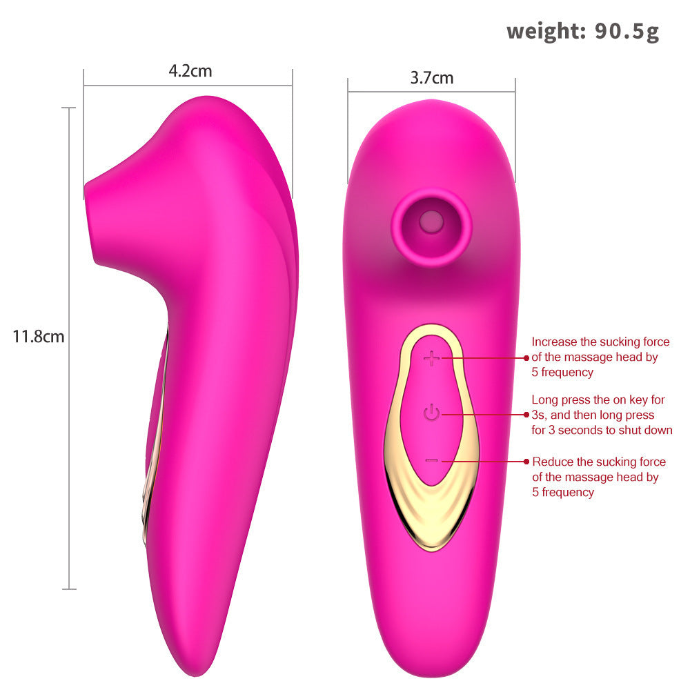 Silicone Adult Vibrator with Suction Function
