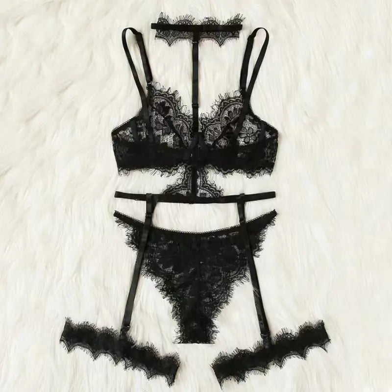 bre Cross-Border Hot Selling Women's Lace Lingerie Set