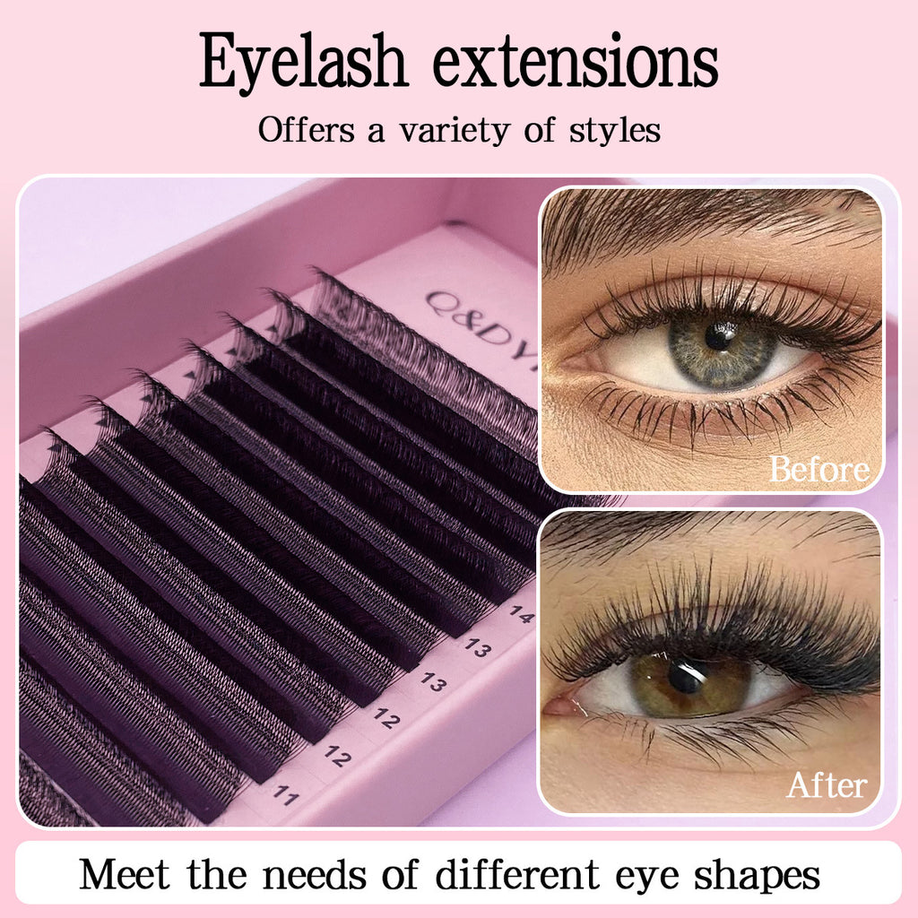 Super soft furry U-shaped eyelashes