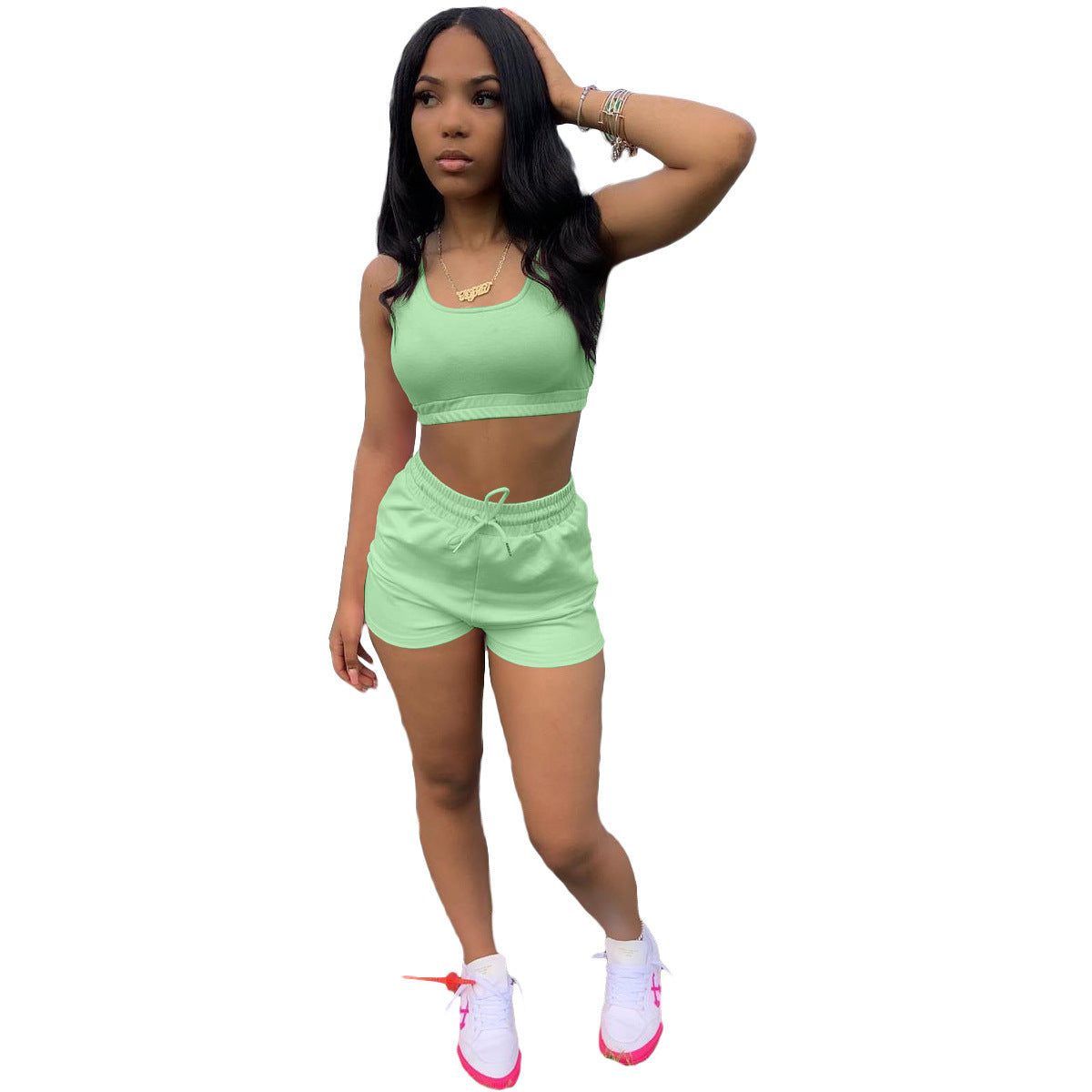 Women's Vest and Shorts