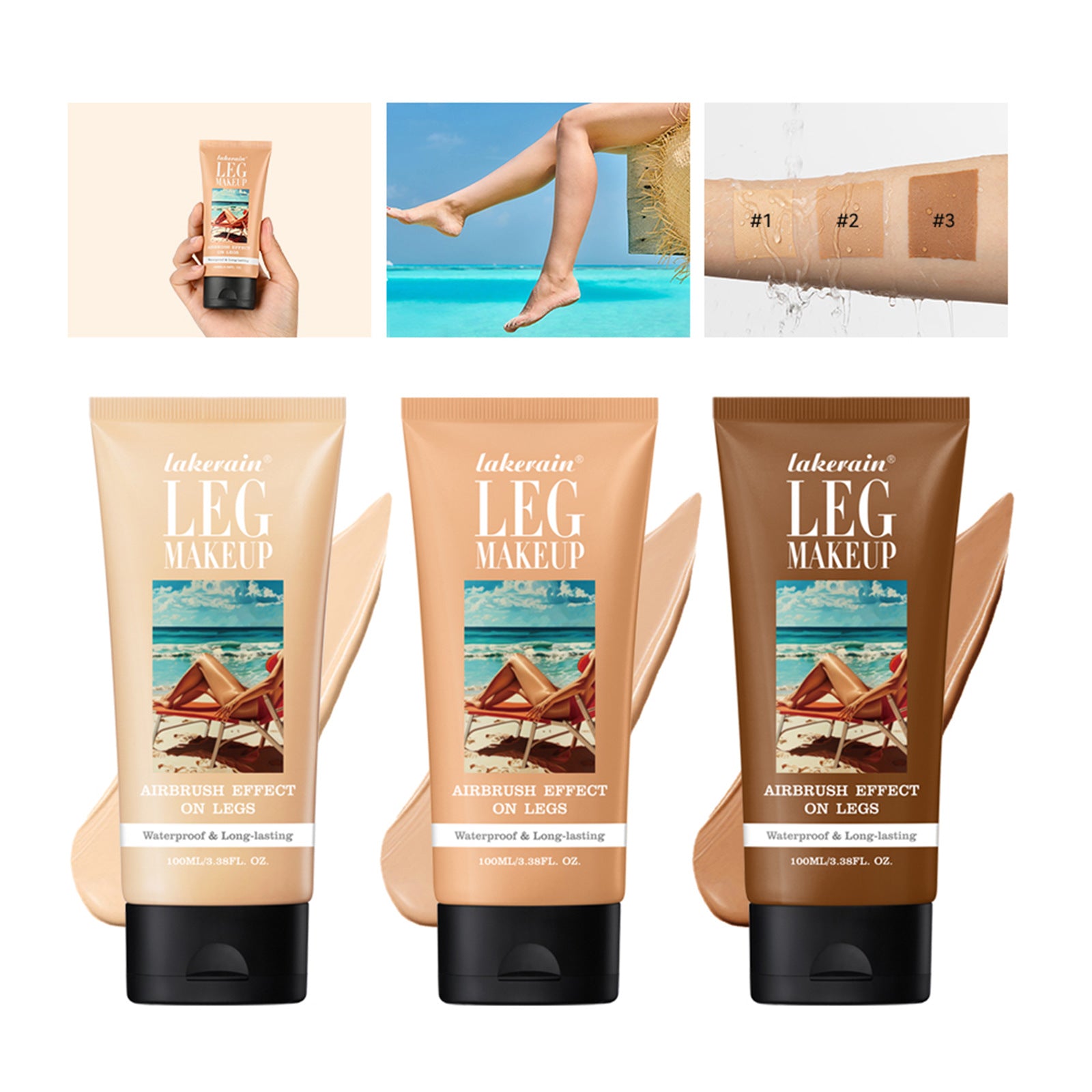 Waterproof Leg Makeup Concealer Cream