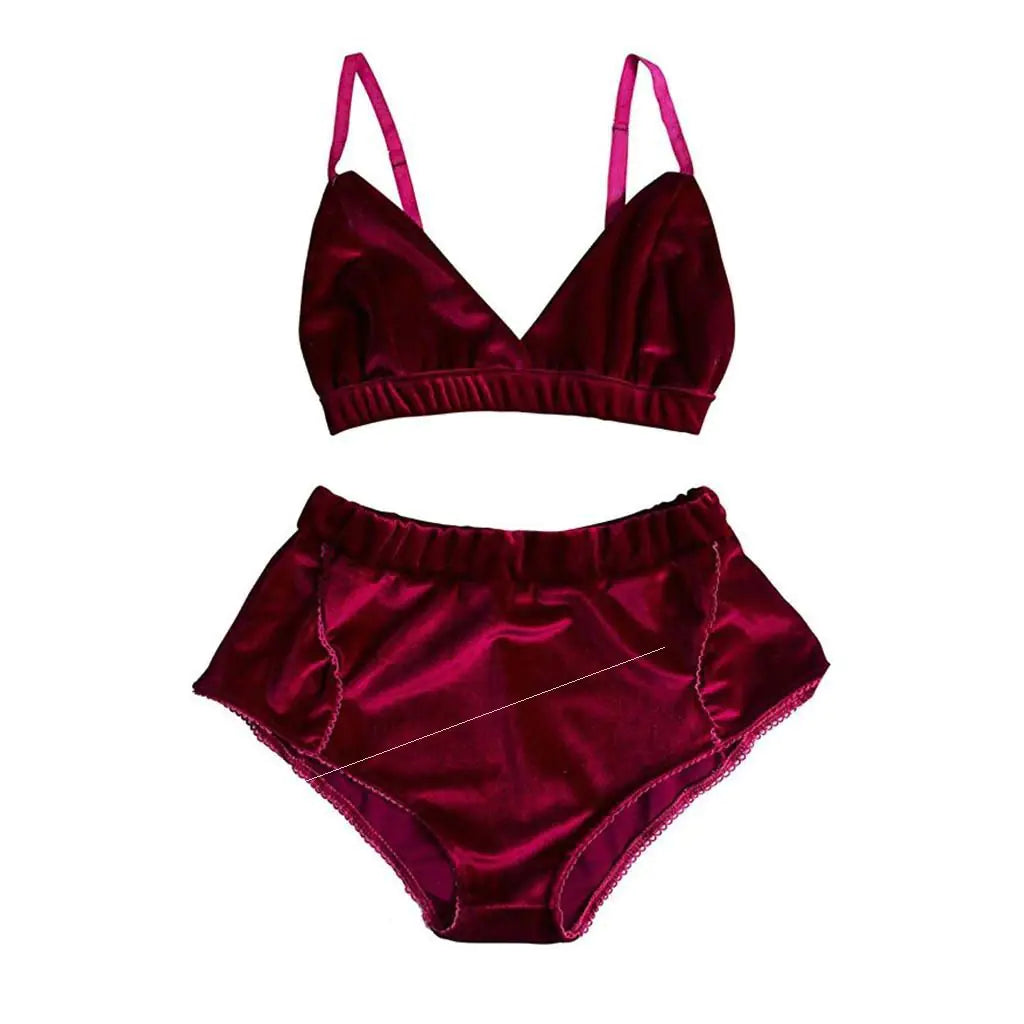 Silk V-day lounge set- New Sexy Women's Lingerie