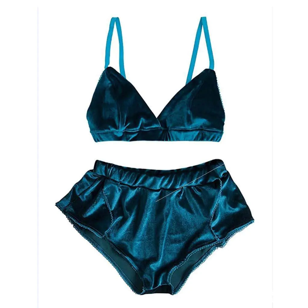 Silk V-day lounge set- New Sexy Women's Lingerie