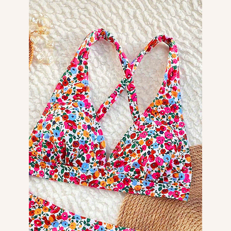 Printed Two-Piece Swimsuit for Women