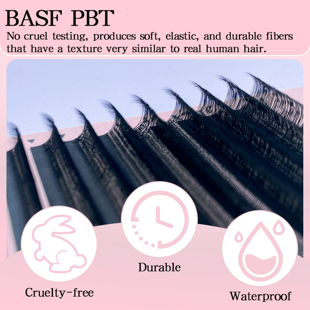 Super soft furry U-shaped eyelashes