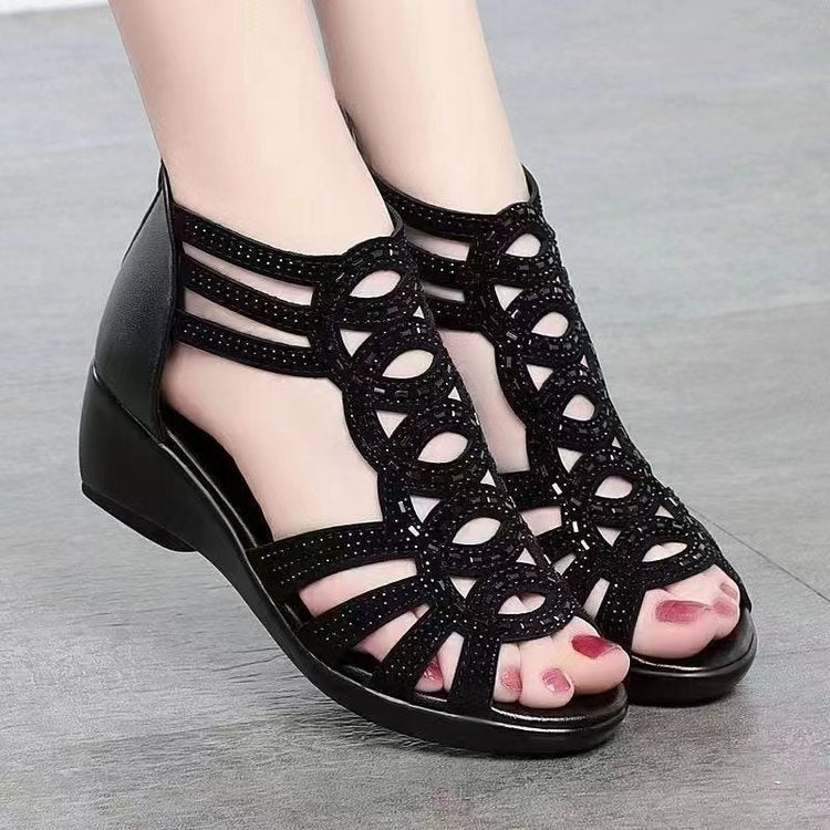 Women Fashion Wedge Heel Breathable