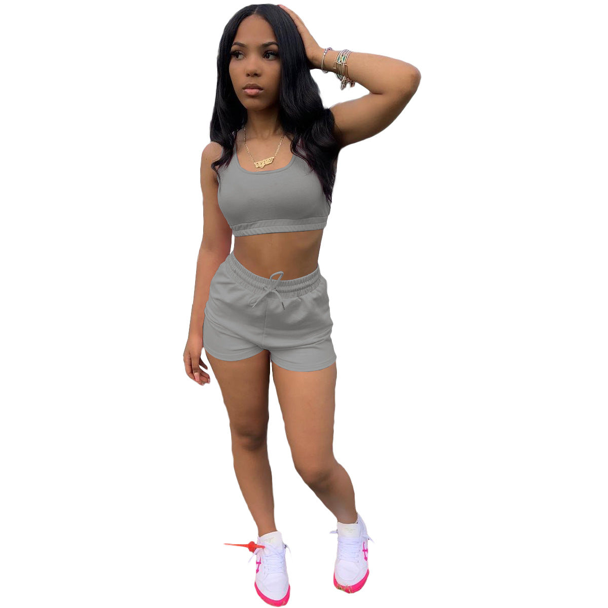 Women's Vest and Shorts