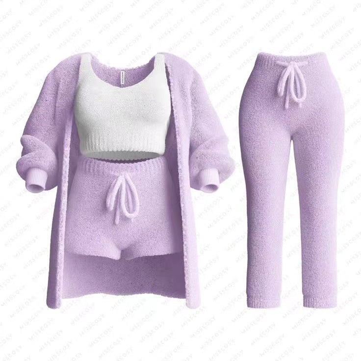 Knitted plush set