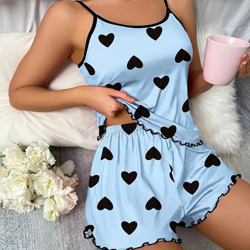Butterfly print pajamas