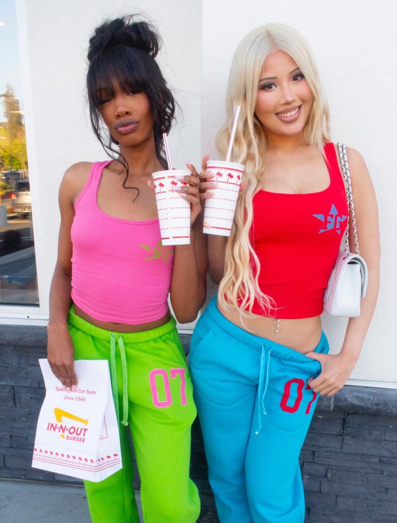 Sleeveless Top and Loose Pants