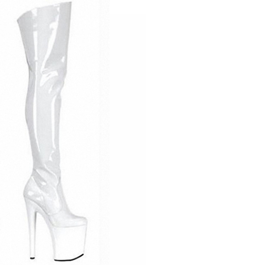 Hate the sky?higher than knee-high stilettos.