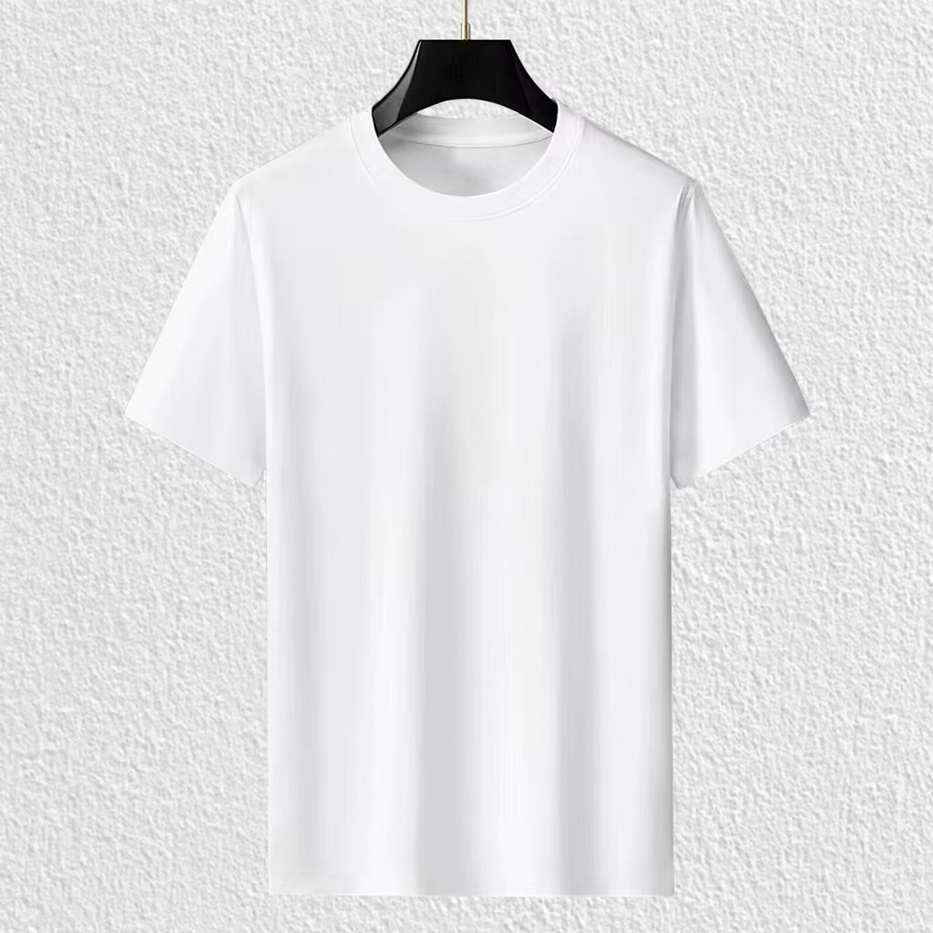 Solid Color Cotton Short Sleeve T-Shirts