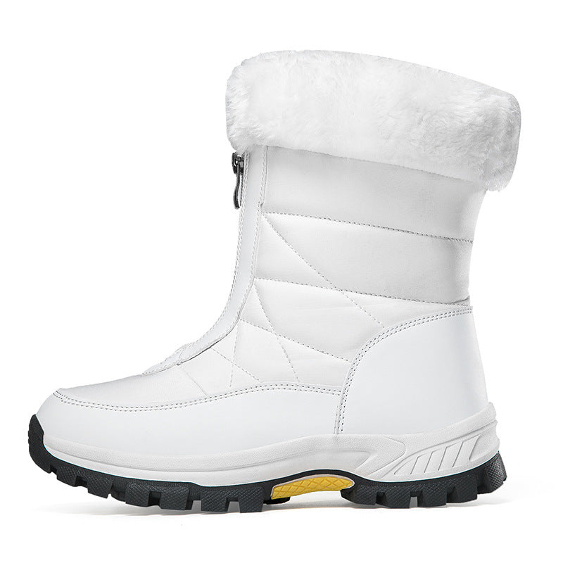 Women Fleece Lined Snow Boots Anti Slip Winter Warm Outdoor Boots