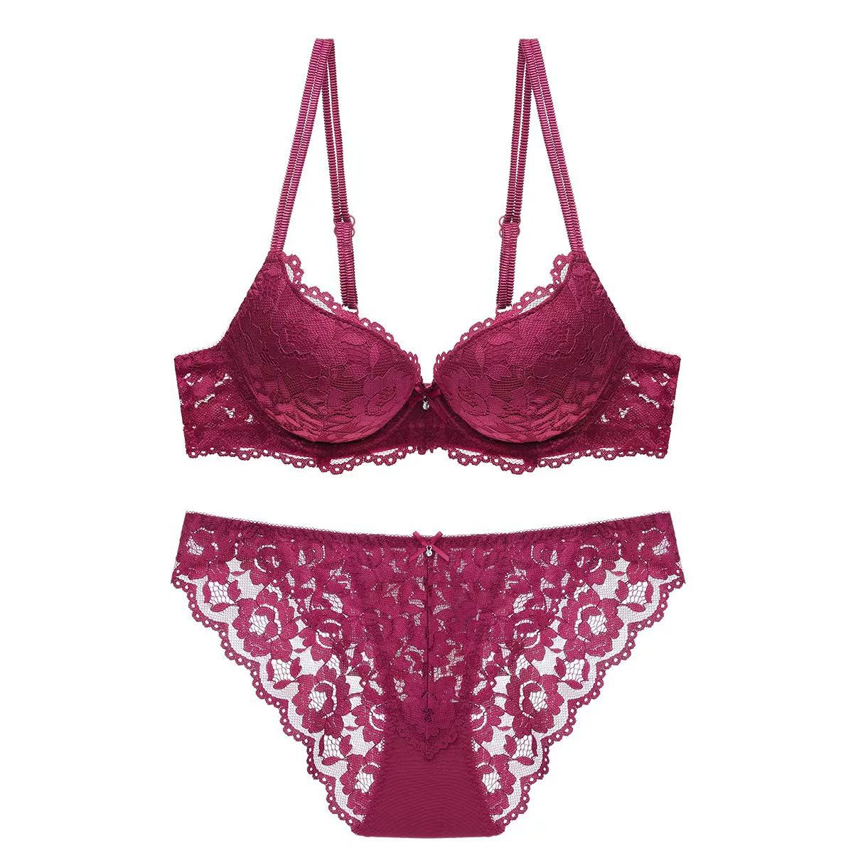 Lace Push-Up Bra and Panty