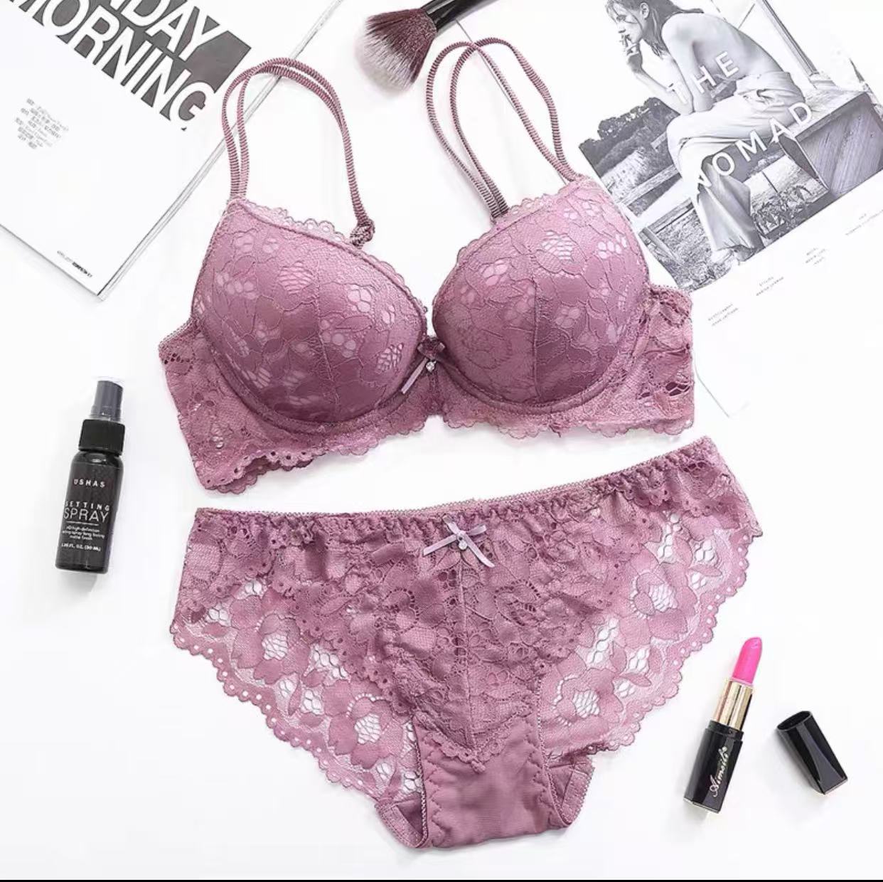 Lace Push-Up Bra and Panty