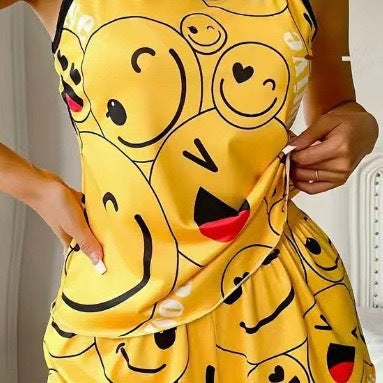 Butterfly print pajamas
