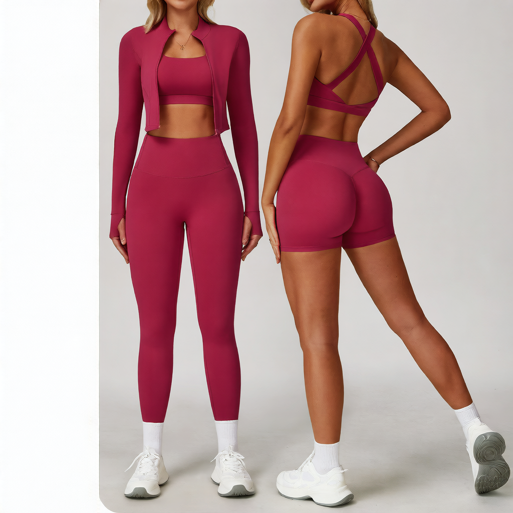 Tight-fitting yoga pants
