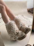 fleece snow boots