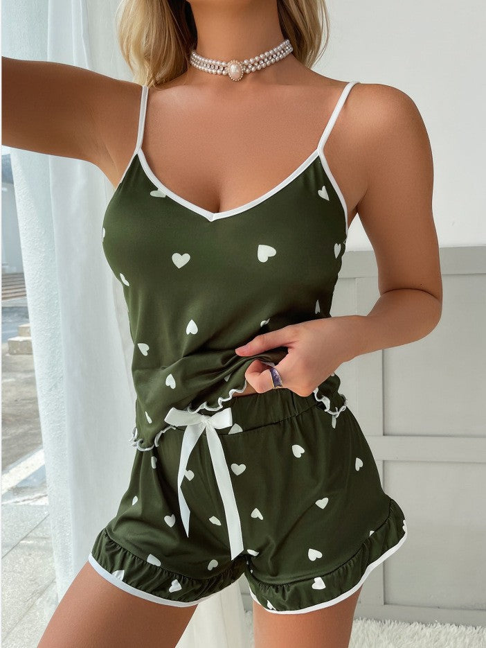 Butterfly print pajamas