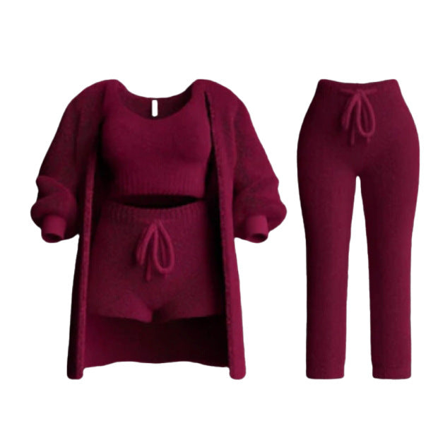 Knitted plush set