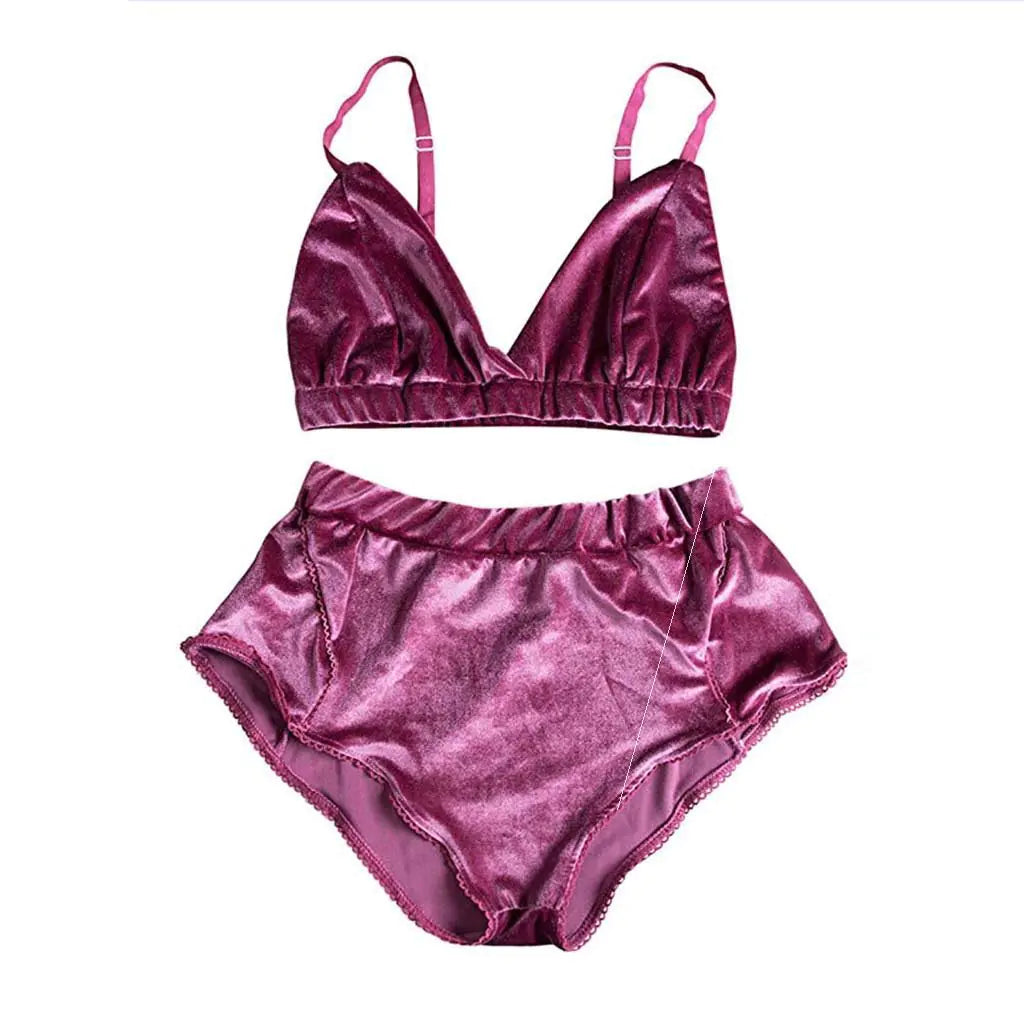 Silk V-day lounge set- New Sexy Women's Lingerie