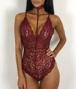 bre Lace Women's Lingerie with Floral Cutouts