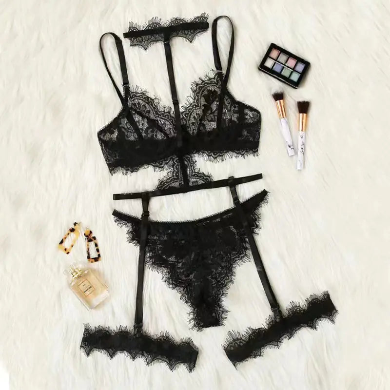 bre Cross-Border Hot Selling Women's Lace Lingerie Set