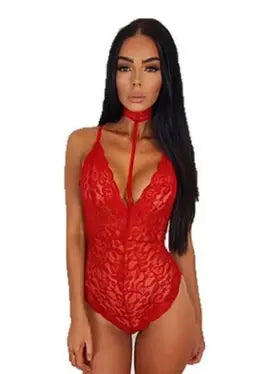 bre Lace Women's Lingerie with Floral Cutouts
